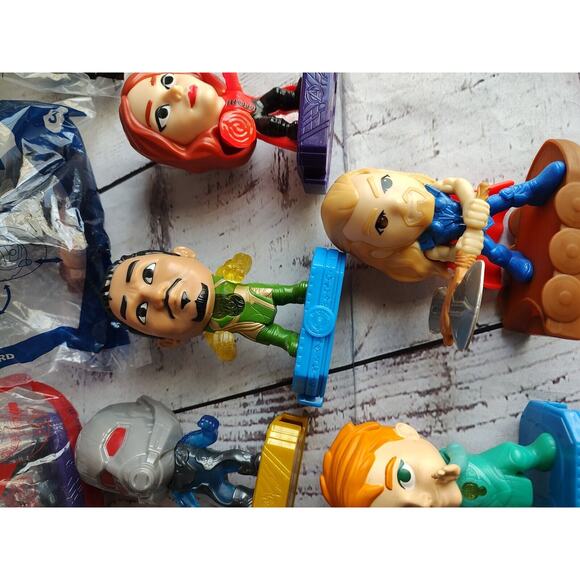 McDonald's Marvel Happy Meal Toys Set Of 8 3 Sealed Cake Toppers - Picture 7 of 11
